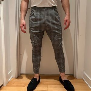 Boohoo MAN plaid trousers